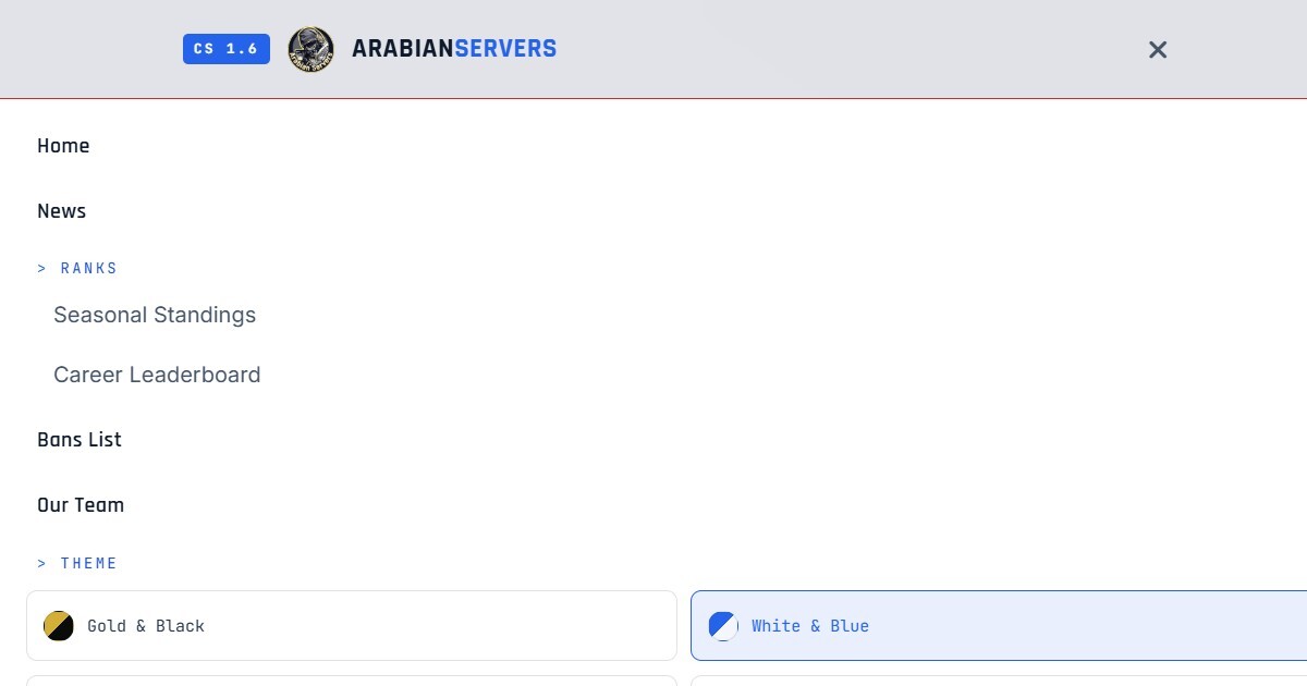 launched the new Arabian Servers Rank System!